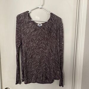 Old Navy Marled Long Sleeve Top